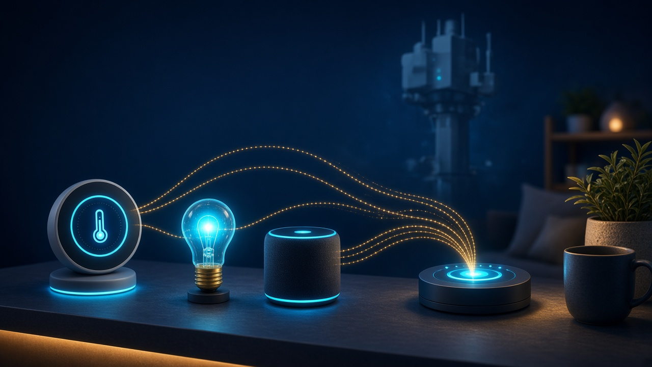 Illustration explaining Internet of Things (IoT)